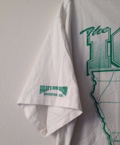 VTG. 1996-BEST IRISH BARS OF IOWA-THE IOWA IRISH BAR TOUR- 2-SIDED T-SHIRT-XL   - Picture 4 of 10