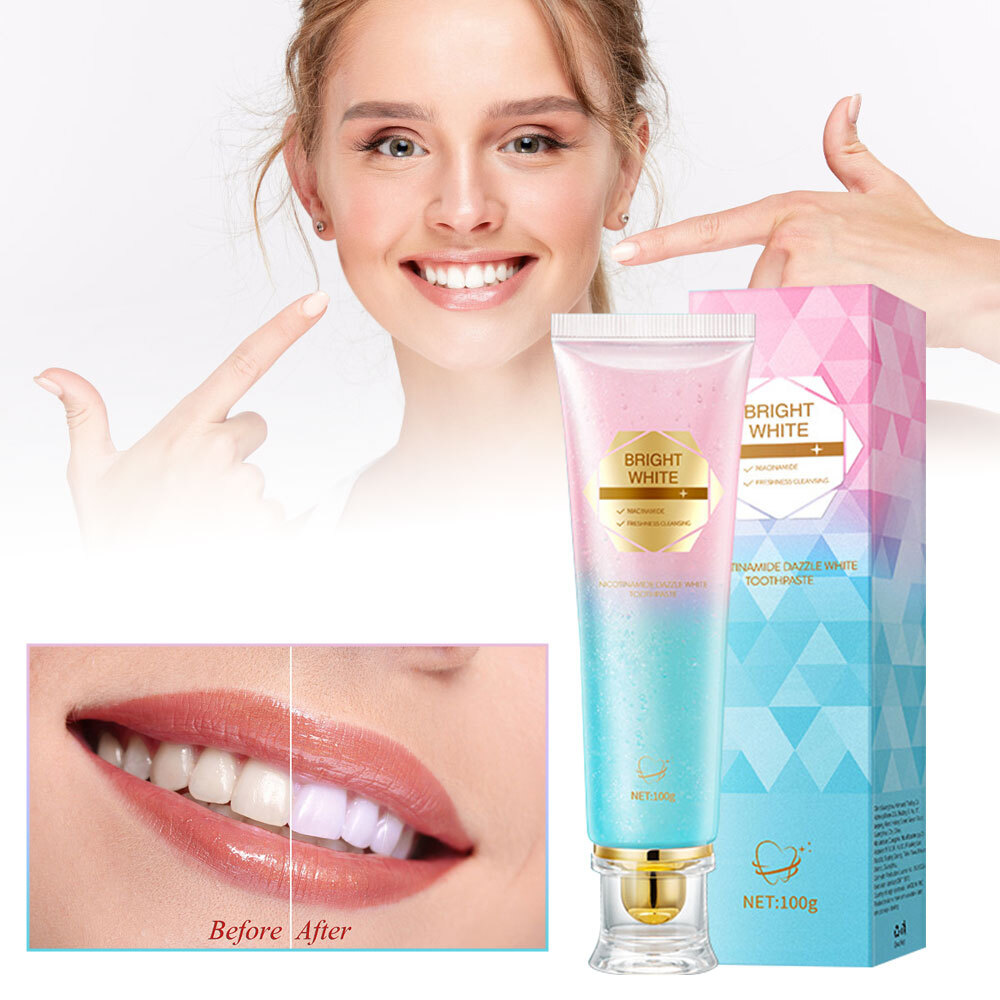 Niacinamide Whitening Toothpaste,Natural Niacinamide Toothpaste,Teeth  Whitening! | eBay