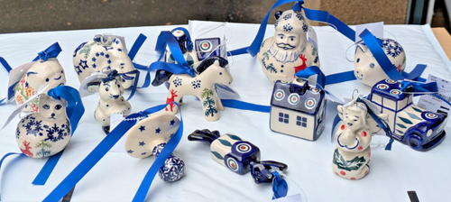 Boleslawiec Polish Pottery Christmas Ornaments - Many to Choose - YOU PICK - NEW - Picture 2 of 82