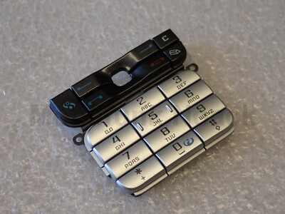 Original Nokia 3230 Tastatur | Tastaturmatte | Keypad | Keymat Schwarz Black NEU