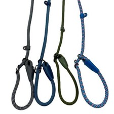 Sotnos Figue Of Eigfht Lead Slip Lead Stops Pulling Black Green Blue Diff Sizes