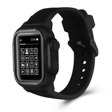 For Apple Watch S9 8 7 6 5 4 3 2 SE 42/44/45mm Waterproof Case Premium Soft Band
