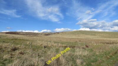 Foto 6x4 Moorlandschaft über der B827 Culloch Grasmoorlandschaft zwischen Comrie c2015