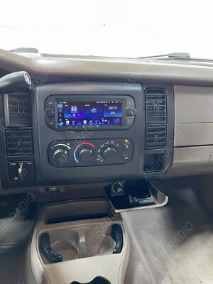 FOR 2001-2004 DODGE DAKOTA RADIO ANDROID 14 AUTO CARPLAY BLUETOOTH SWC RDS 4+64G