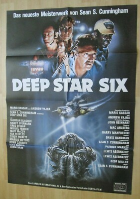 Filmplakat - Deep Star Six ( Miguel Ferrer , Nancy Everhard )