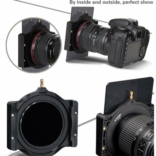 Zomei 10pcs Neutral Density ND2 ND4 ND8 ND16 Filters+77mm Adapter Ring&Holder - Picture 8 of 12