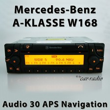Original Mercedes W168 Navigationssystem Audio 30 APS Becker A-Klasse V168 Radio Original Mercedes W168 Navigationssystem Audio 30 APS Becker A-Klasse V168 Radio