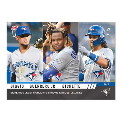 2019 Topps Now 599 Cavan Biggio / Vladimir Guerrero Jr. / Bo Bichette