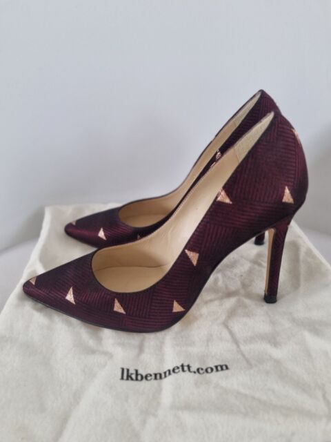 LK Bennett Fern pointed court shoe size 38.5 (UK 5.5) in Ruby LK Bennett Fern pointed court shoe size 38.5 (UK 5.5) in Ruby