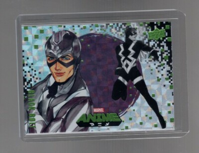 2020 Marvel Anime Hyper Mosaic Peach Momoko Black Bolt #58