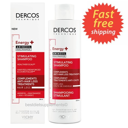 VIchy DERCOS Energising Anti HAIR LOSS Shampoo 200ml, 6.76oz ** US SELLER ** eBay