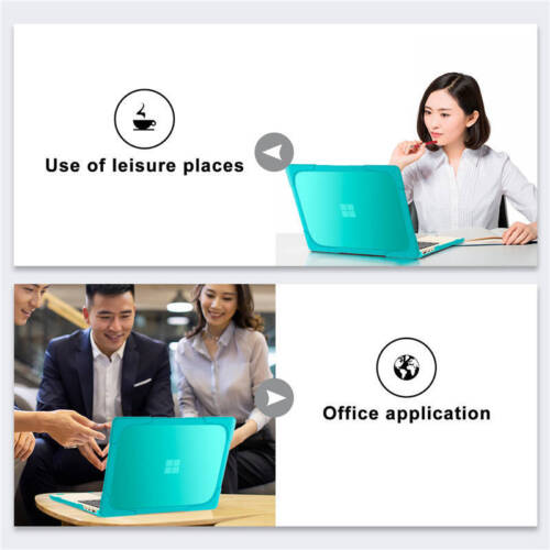 Hard Stand Case Cover Flip Shell For Microsoft Surface Laptop 3 4 5 13.5 15 Go 2 - Picture 29 of 47