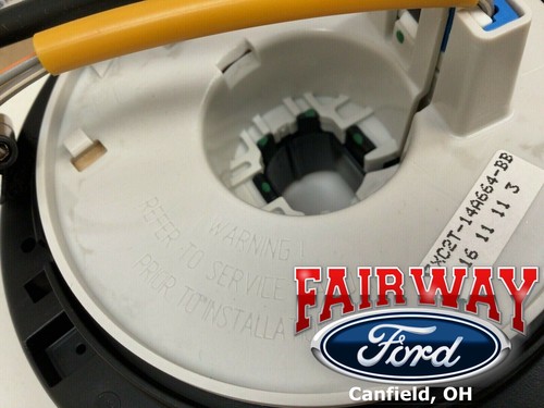 97 thru 04 E-150 E-250 E-350 E-450 OEM Ford Horn Contact Clock Spring w/o Cruise - Picture 3 of 7