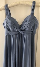 BCBG Max Azria French Blue Sz M Princess Evening Gown. MOB, wedding, pregnancy.