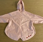 Baby Mini (Catimini) toddler girls pink raincoat jacket sz 3A yrs lined Vintage — photo 10