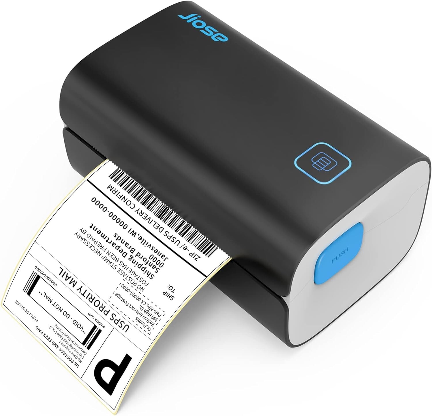 Jiose 4x6 Thermal Label Printer for Shipping Packages READ Streaks