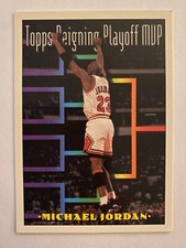 Michael Jordan 1994 Topps Reining Playoff MVP Basketball Card!