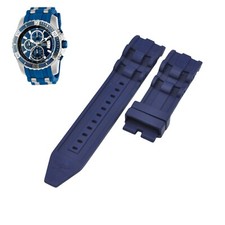 Pro Diver 22429 26mm Blue Rubber Watch Strap For Invicta