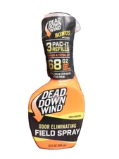 Dead Down Wind Odor Eliminating Unscented 32oz Evolve Field Spray +3 Refills