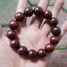 Sweet 16 MM Akar Laka Bracelet Dalbergia Parviflora 14 Beads Kayu Menang #1