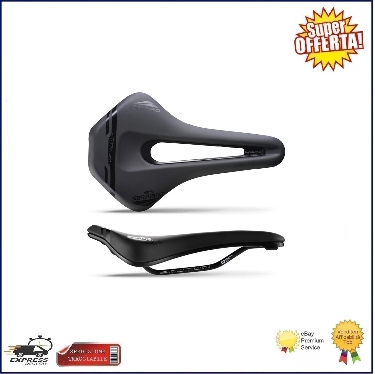 Sella MTB Ground Dynamic Selle San Marco | Per Off-Road E Grarail Con Rail Manganese