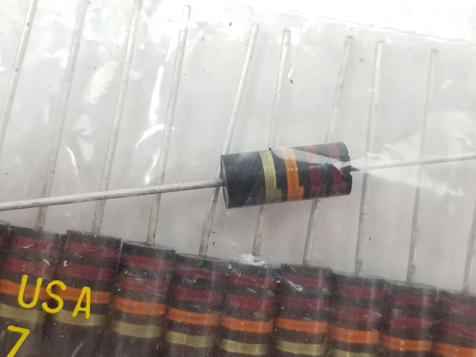 Resistencias Allen-Bradley 22K OHMS 2W RC42GF223J HB 2235 (Lote de 25) Foto 4 de 4