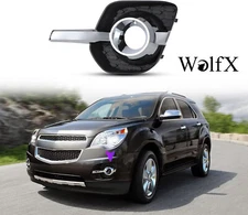 Chrome Trim Driver Side Fog Light Bezel LH For 2010-2015 Chevy Equinox LT LTZ LS