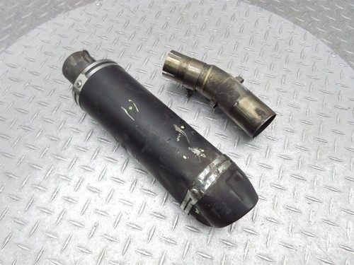 2008 06-08 Kawasaki Ninja 650R EX650R LeoVince Exhaust Muffler Pipe Silencer - Picture 6 of 14