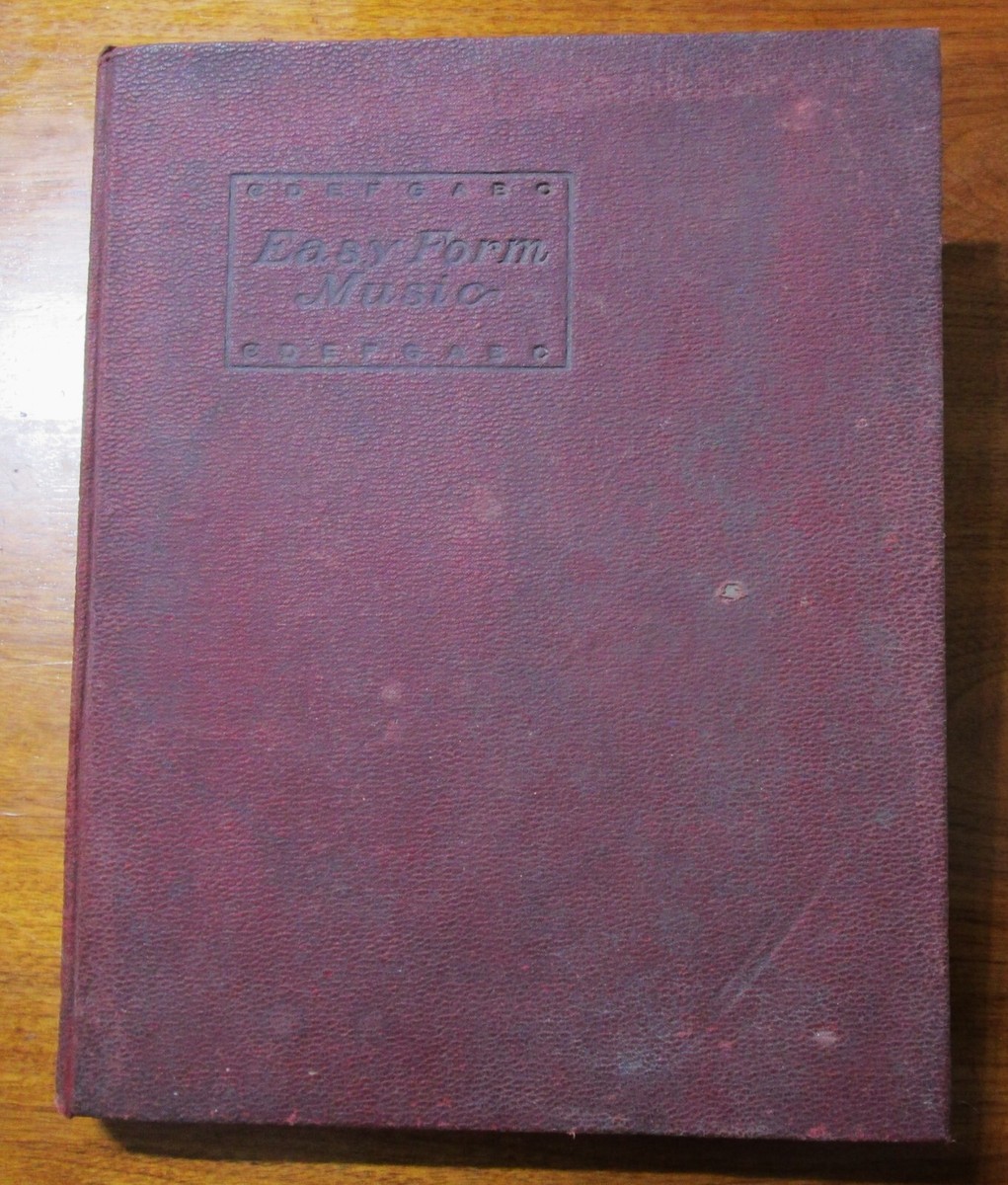 1907 Easy Form Music System Method Song Book by Carlton