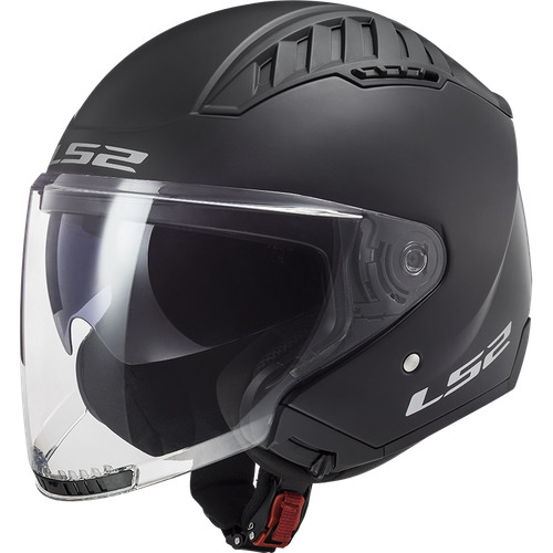 LS2 CASCO JET OF600 COPTER SOLID MATT BLACK POLICARBONATO TG.3XL ECE 22-06