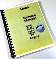 Service Repair Manual for Onan B43E B43G P218G B48G P220G T260 Engine Overhaul