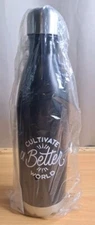 Chipotle Cultivate Better World New Bottle Stainless Steel Black Sliver 26oz B15