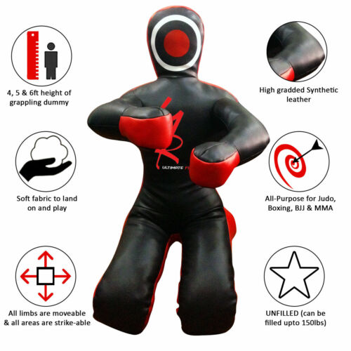 MMA Dummy Grappling Punching Bag Jiu Jitsu Judo Martial Arts Judo Bag Fighting - Picture 8 of 28