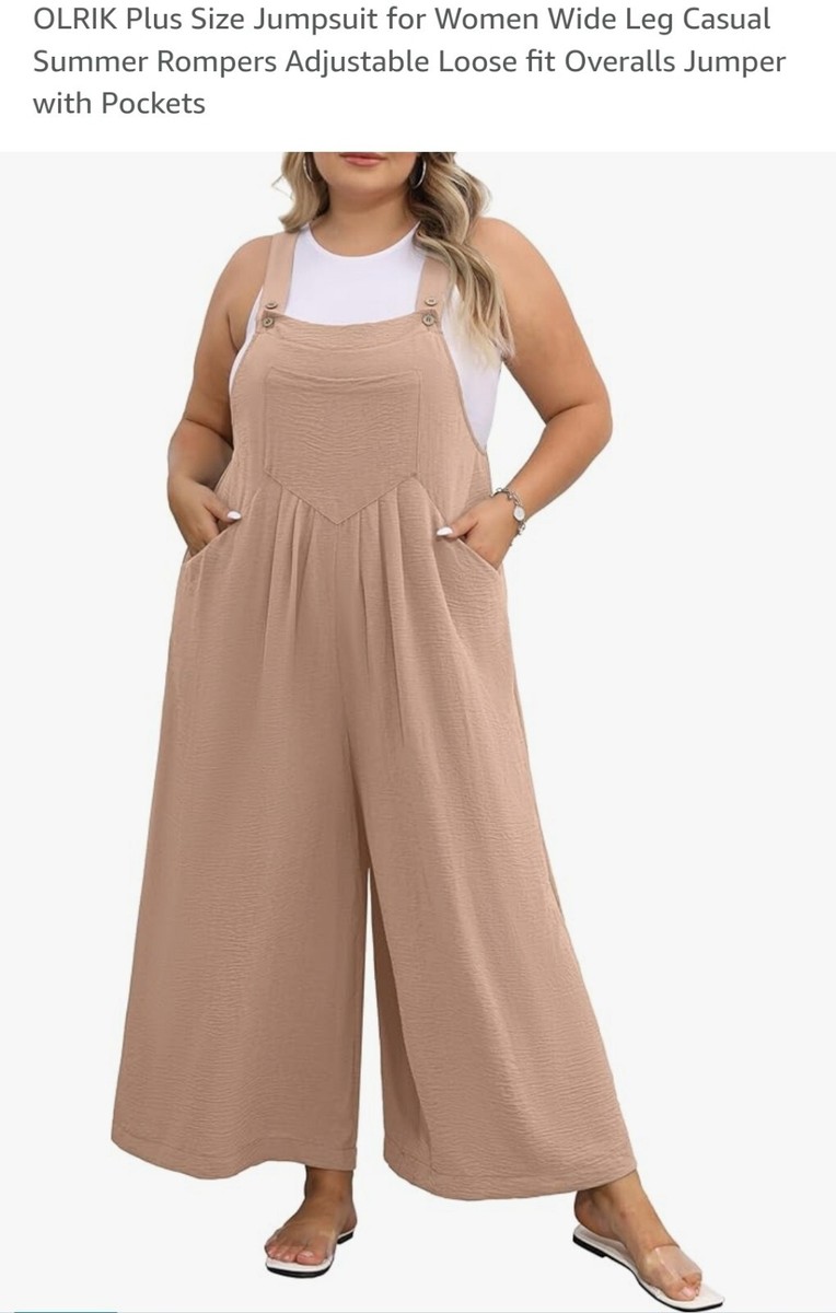 Women's Xl Jumpsuit Denim Romper Fantaslook Jumpsuits For Women