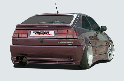 Rieger Heckansatz Diffusor passend für VW Corrado / 2-Teilig / RIEGER-Tuning