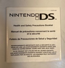 NEW Nintendo DS Health and Safety Precautions USA Booklet Oliverns Trading Co