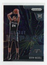 Devin Vassell 2020-21 Panini Prizm Instant Impact RC #17 Rookie Spurs