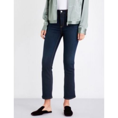 BONE/JEAN Hana High Waist Crop Jeans 