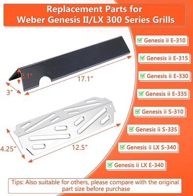 Weber Grill Parts Grill Replacement 66095 Grates 66032 Flavorizer