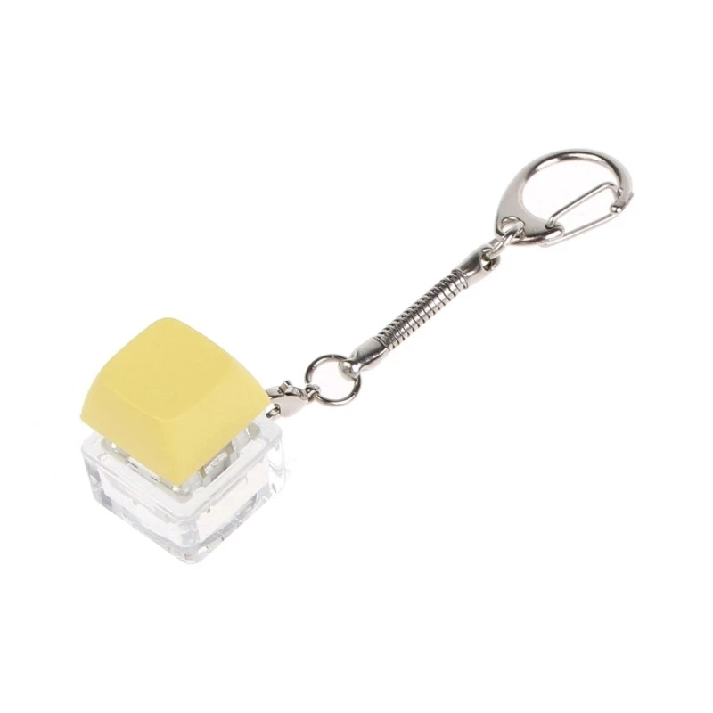 Mechanical Keyboard MX Tester Lightless Transparent Keychain with Keys