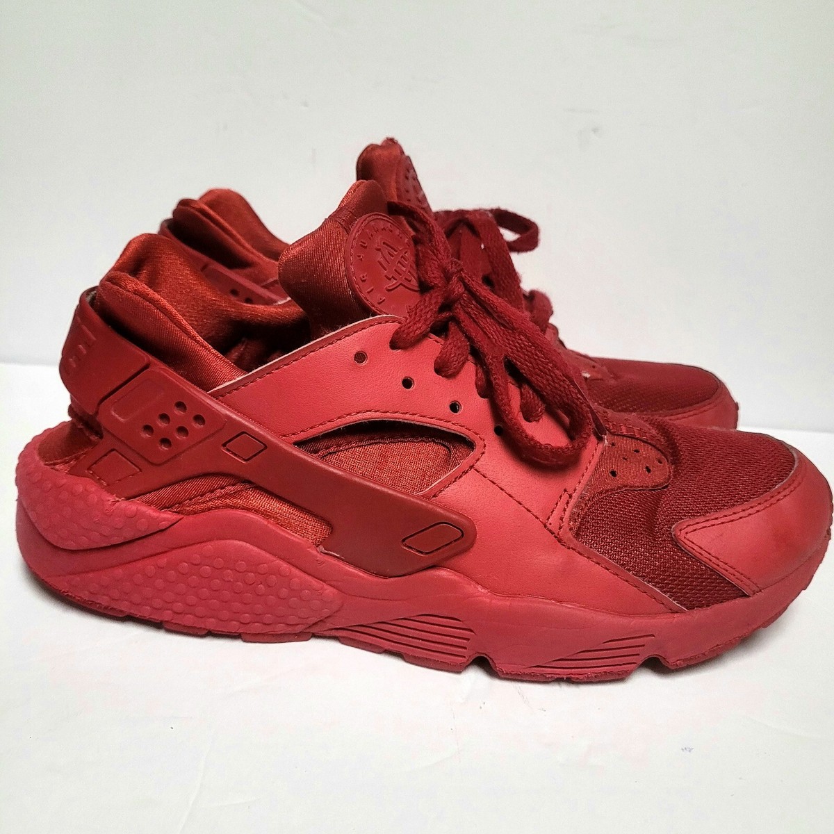 red huaraches mens size 8