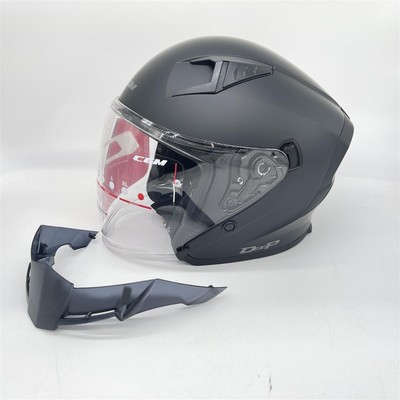 CGM Jethelm, 127A DEEP MONO Mattschwarz, XXL (61cm)
