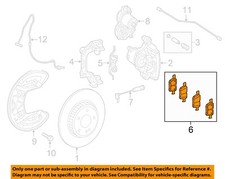 MERCEDES OEM 15-23 C300 Rear Suspension Brake Components-Brake Pads 0004208603