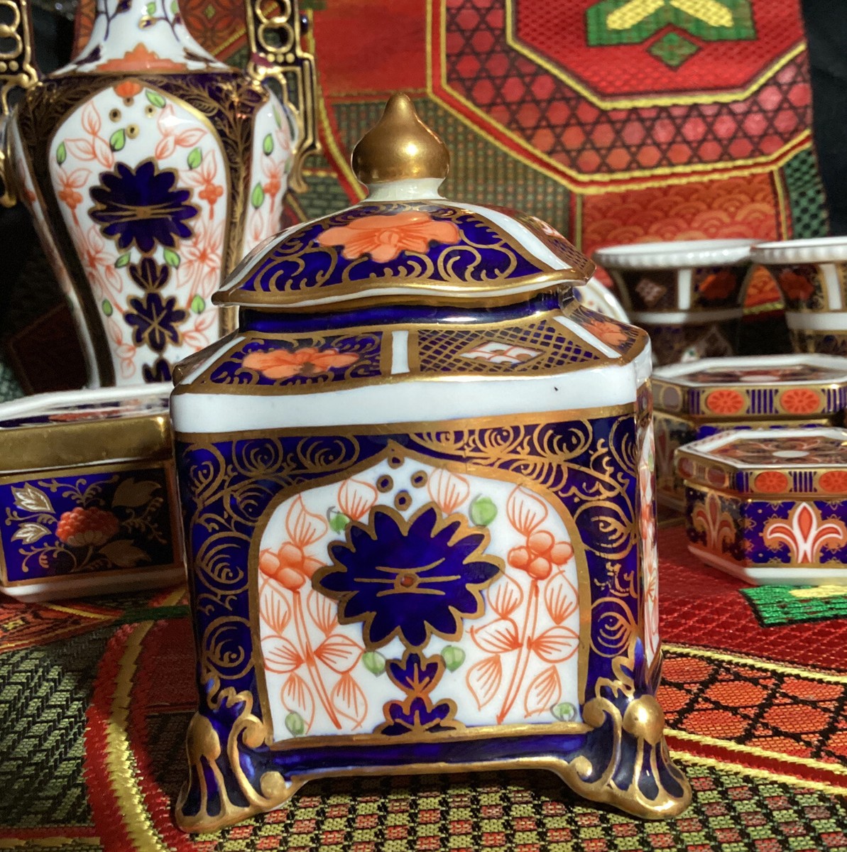 Royal Crown Derby Rare Antique Old Imari Inkwell #1807/1128 EUC | eBay
