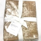 (1) Pottery Barn Juliette Toile Reversible Pickstitch Pillow Sham King Gold New