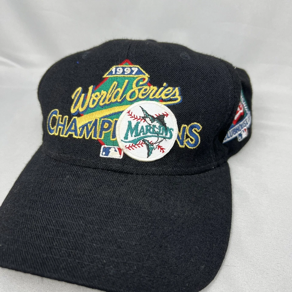De colección Florida Marlins 1997 Serie Mundial Campeones Snapback Sombrero Nueva Era MLB Foto 2 de 4