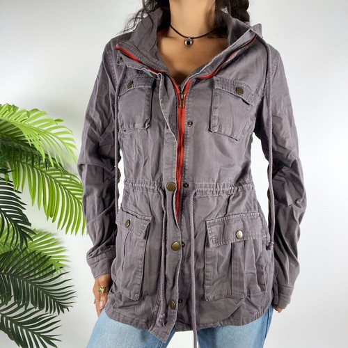 Vintage Y2K Market & Spruce Gorpcore Granola Girl Indie Cargo Anorak Jacket / L - Picture 5 of 7