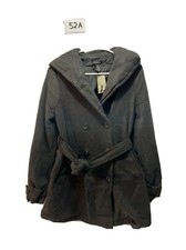 Finesse Gray Wool Trenchcoat Women’s Size L