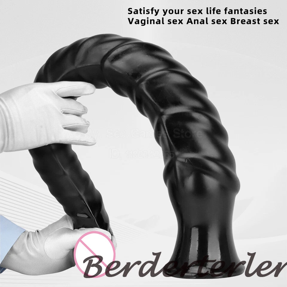 Consolador Anal 72x10cm Súper Largo y Grande Plug Dilatación Anal Espiral Anal Juguetes Sexuales Foto 4 de 4