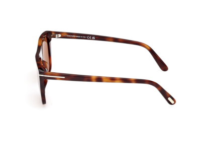 Tom Ford ASLAN FT1175 53E Blonde Havana/Brown Square Men display picture 1